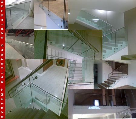 Glass railings self-supporting ES-GLASS-SUPPORTING