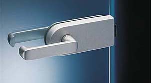 Glass door locks made of stainless steel polished. Application: glass fasade, boxes, glass, glass wall.